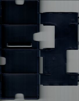 Hardboard aufklappbar dunkelblau
