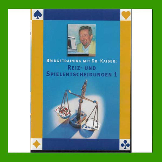 Dr. Kaiser Reiz- und Spielentscheidungen I als CD